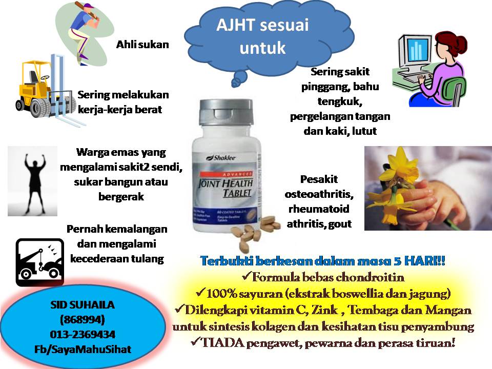 UBAT SAKIT SENDI:AJHT SHAKLEE PENAWAR TERBAIK! - ilham 