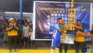 Turnamen Futsal Yahukimo Cup I 2025 Resmi Ditutup, Askab FC dan GHP Putri Sabet Gelar Juara 1