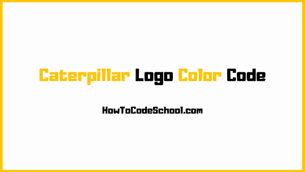 Caterpillar Logo Color Code