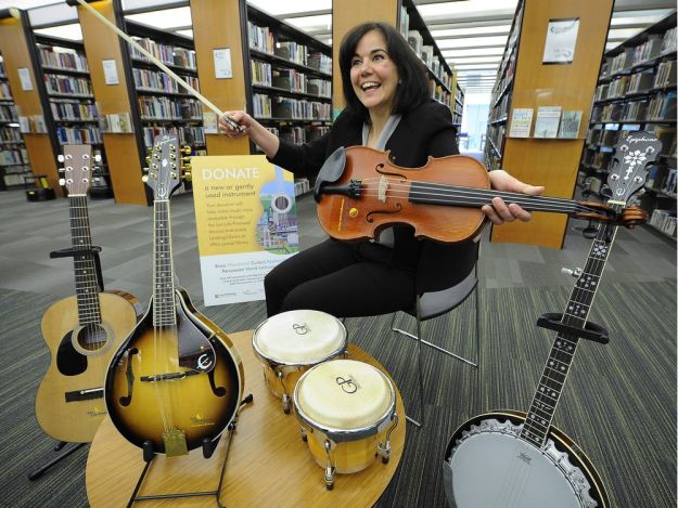 Préstamo de instrumentos musicales en bibliotecas canadienses | EXAGONO