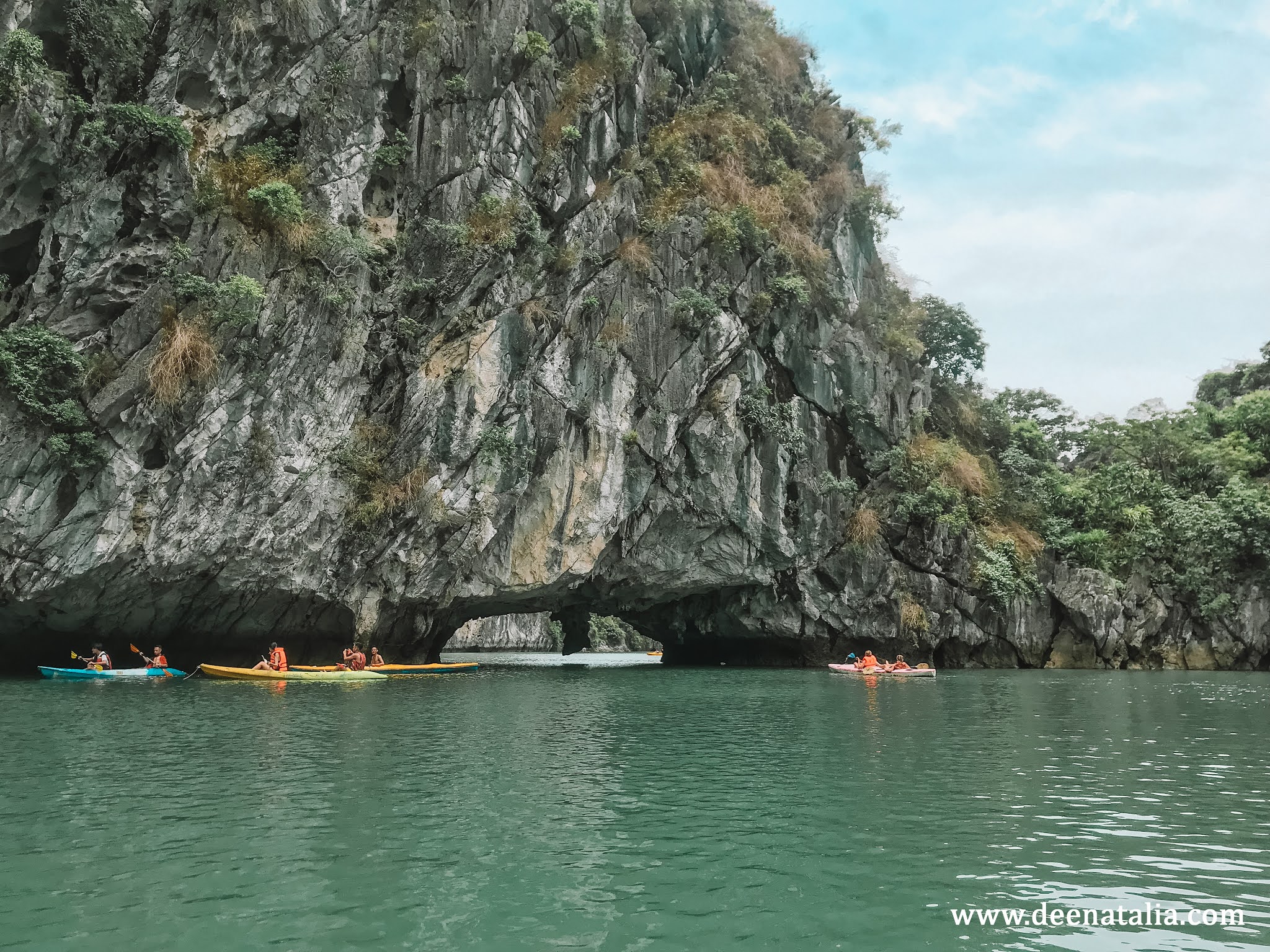 The Dark Light Tunnel Halong Bay