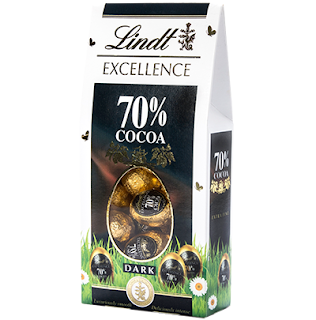 lindt excellence 70% dark chocolate eggs