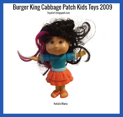 Burger King Toys 2009 Cabbage Patch Kids Natalie Maria Doll