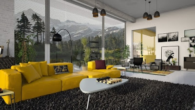 luxury interior living room 