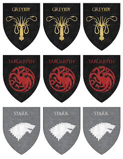 Game of Thrones Free Printable Mini Kit. 