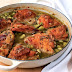 Chicken with fava beans