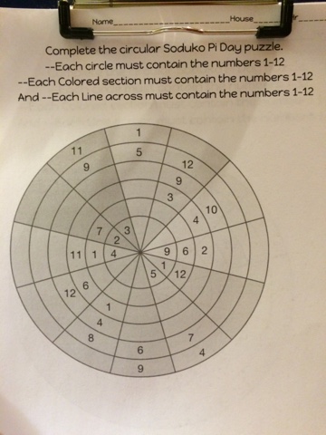 Middle School Math Rules!: Pi Day Eve Celebration 2015