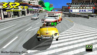 Free Download Crazy Taxi Fare Wars PSP Game Photo