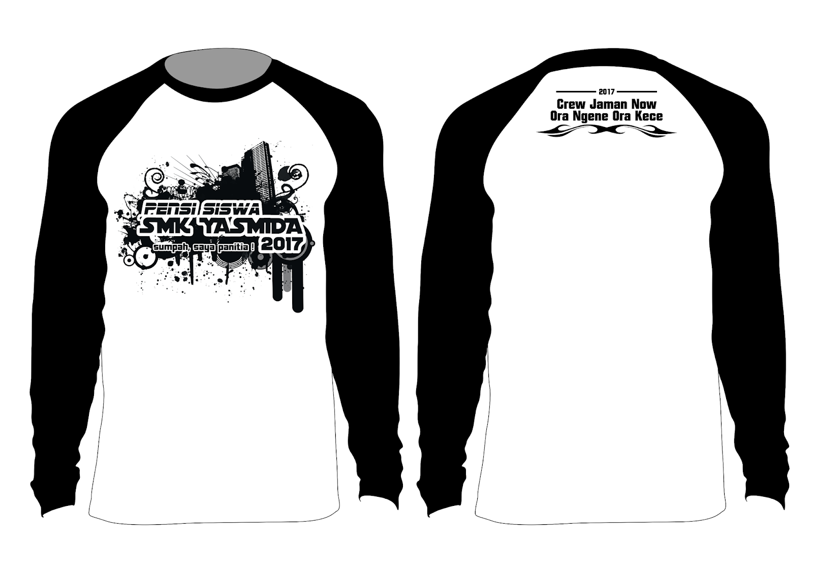 Design Kaos Panitia Pensi SMK Yasmida Ambarawa Abdur Rozak