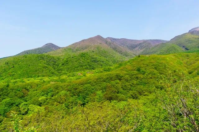 黒尾谷岳・南月山～那須高原展望台