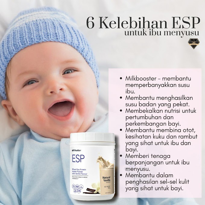 MENCARI MILKBOOSTER PALING BERKESAN? JOM TRY ESP SHAKLEE! SUSU PASTI MERIAH... 