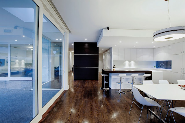 Interiors of modern home in Australia
