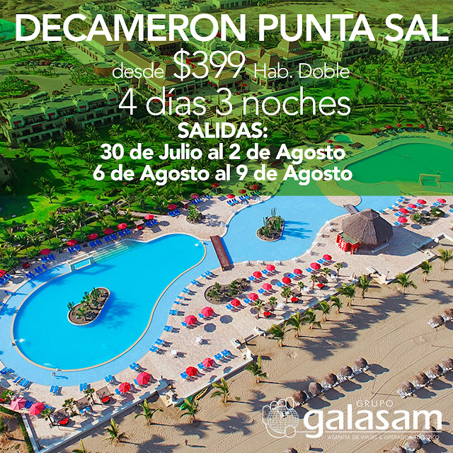 DECAMERON PUNTA SAL SALIDAS CONFIRMADAS