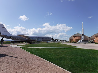 airplanes outside the South Dakota Air and Space Museum