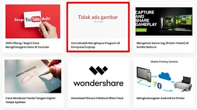 Gambar Thumbnail yang Tidak Muncul Pada Blog