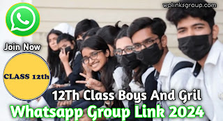 12th Class Whatsapp Group link 2024
