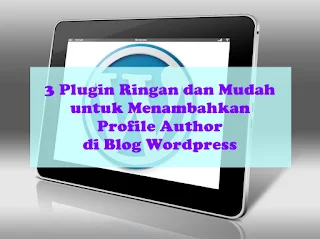 3 Plugin Profile Author di Wordpress