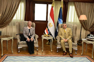 وزيرة البيئة تبحث مع رئيس قناة السويس سبل تعزيز جهود تطوير وتنمية البحيرات المصرية