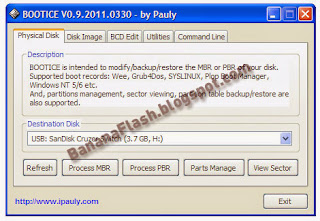 image, usb flash drive, tool, BOOTICE, BOOTICE v0.9.2011.0330, pic