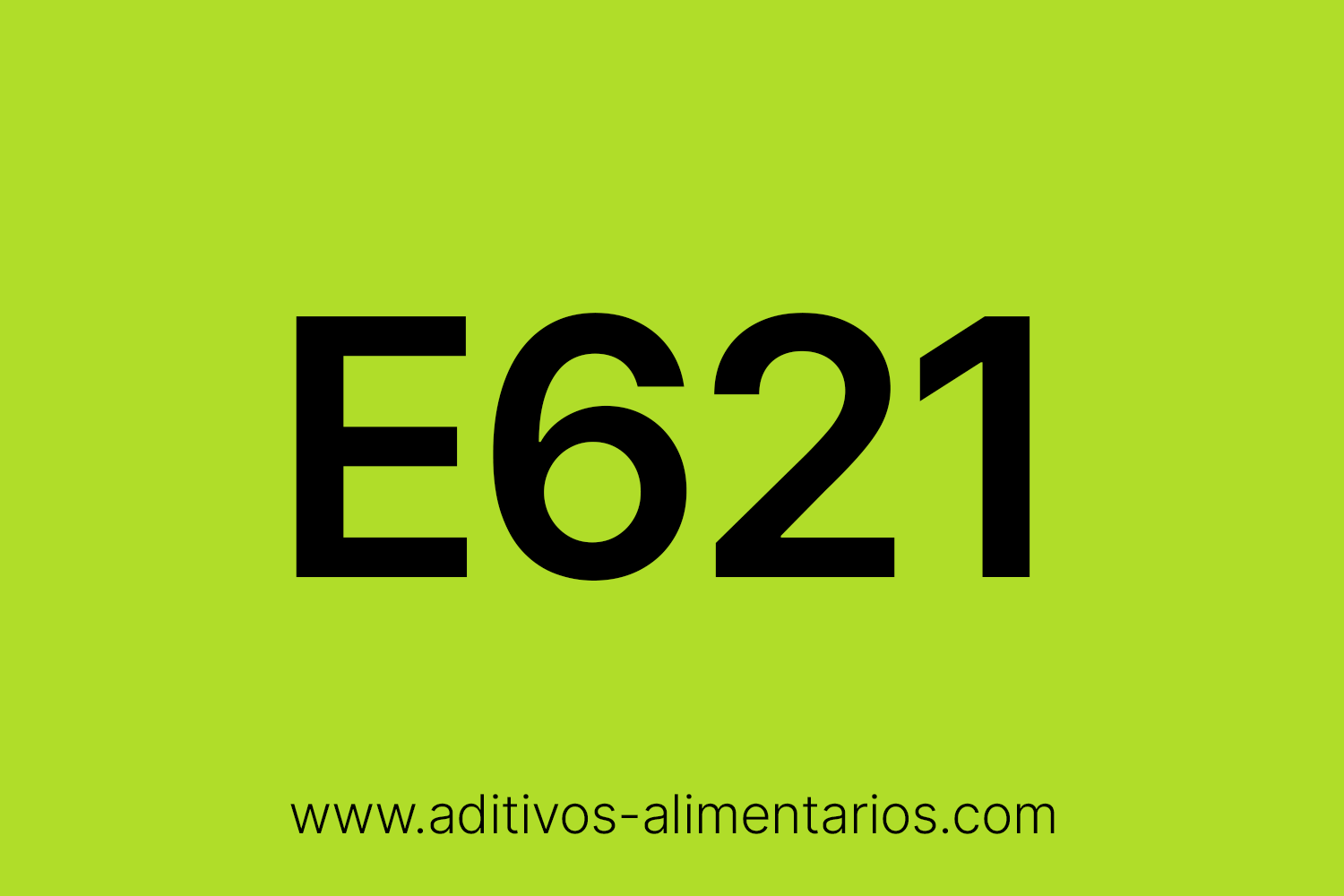Aditivo Alimentario - E621 - Glutamato Monosódico