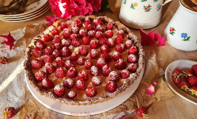 Tarta de frambuesas