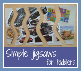 How to make simple jigsaws for toddlers