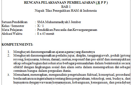 Rpp Dan Silabus Kurikulum 2013 Pkn Sma Kelas Xi Informasi Pendidikan Dan Dunia Kerja