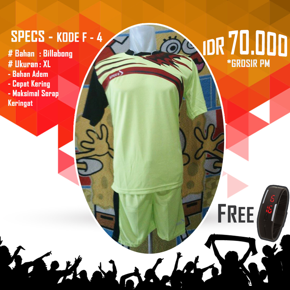 Kaos Baju Pakaian Seragam Setelan Futsal Kostum Futsal 