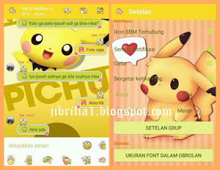 BBM Mod Pikachu v3.0.0.18 Apk