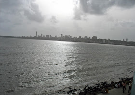 Mumbai skyline of Malabar Hill