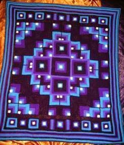 Original Mandala Geometric crochet blanket - Free Pattern