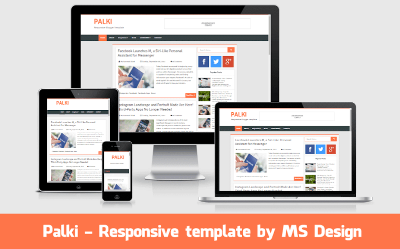 Palki - Responsive Free Blogger Template - Responsive Blogger Template