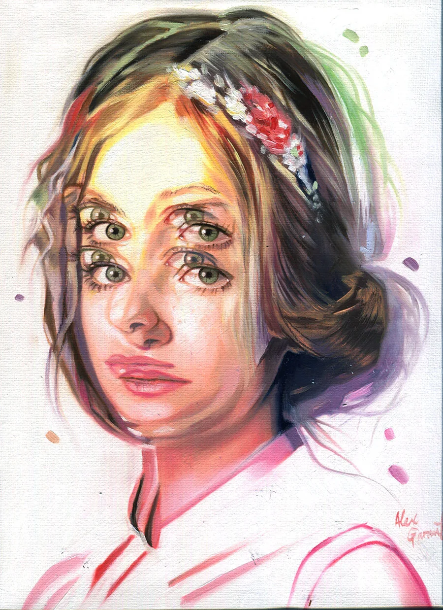 The Queen of Double Eyes | Verrückte Kunst zum immer wieder hingucken von Alex Garant