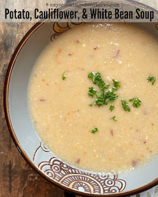 Potato Cauliflower and White Bean Soup