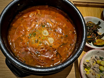 Jeju Sanghoe (제주상회), fermented fish & soybean stew