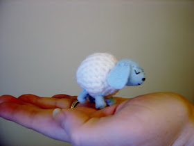 little crochet sheep lamb