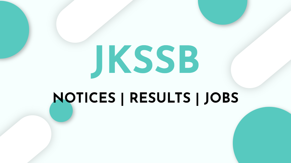 JKSSB Released Various Selection Lists for Various Posts