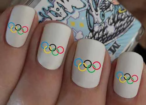 London Olympics 2012 Nail Art Designs