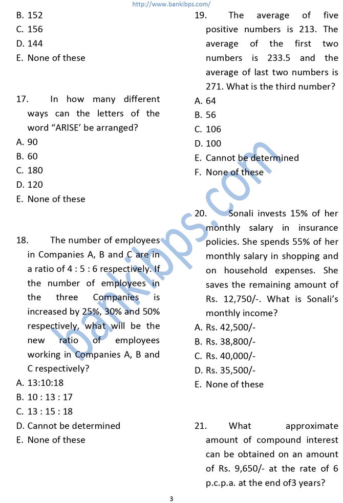 SBI Junior Associate Question Paper Pdf