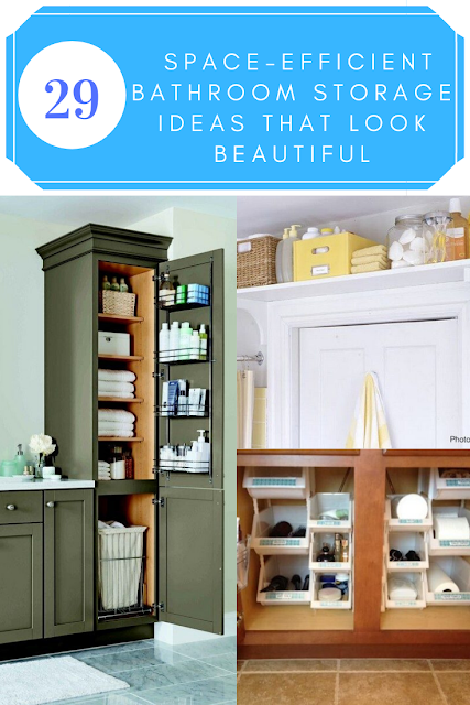 29 Space-Efficient Bathroom Storage Ideas that Look Beautiful