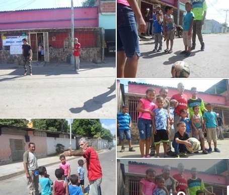 Proyecto Fútbol Calle arrancó  en la comunidad “La Arrocera” en San Fernando.