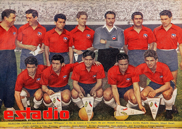 Formación de Chile ante Brasil, Copa O'Higgins 1955, 18 de septiembre