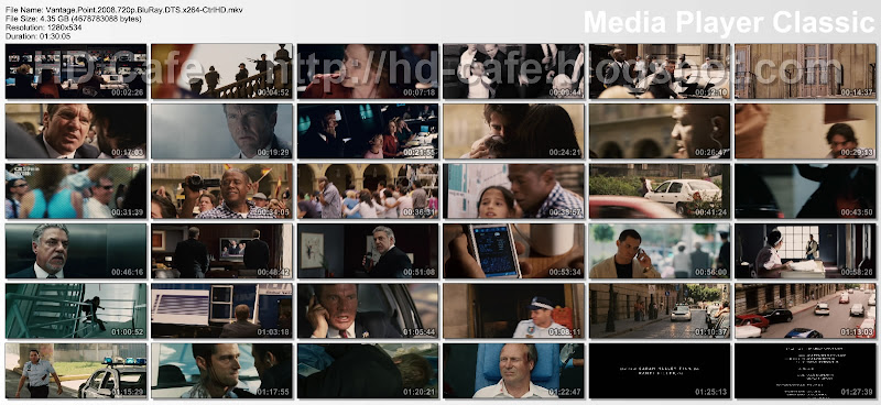Vantage Point 2008 videco thumbnails