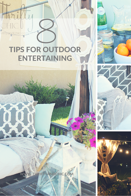 Great tips on decor for outdoor entertaining