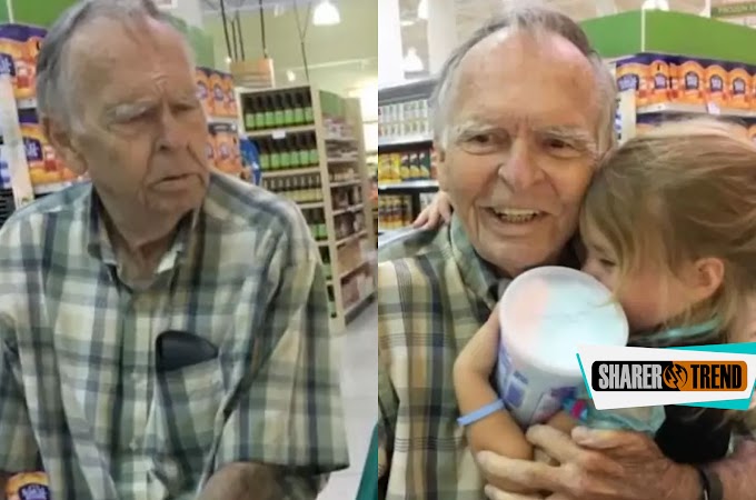 Friendly 4-Year Old Girl Changes Life of a Lonely Widowed Grandpa