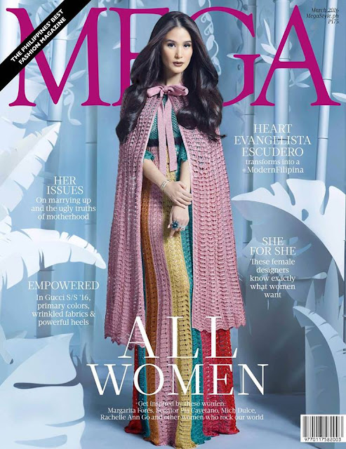 Heart Evangelista Escudero Mega March 2016 Cover Girl