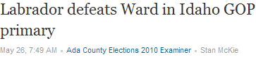 Labrador Defeats Ward