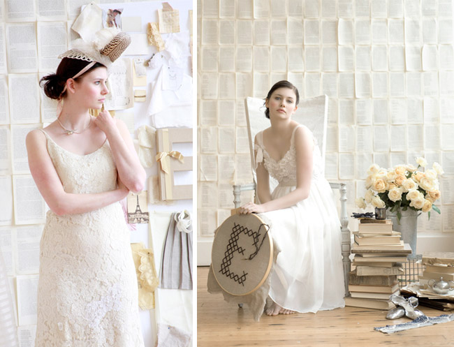 Twigs and Honey headpieces for the bride