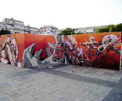Graffiti Characters And 3D Street Art Graffiti