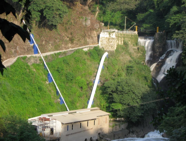 La presa hidroeléctrica de Milingo en Ciudad Delgado